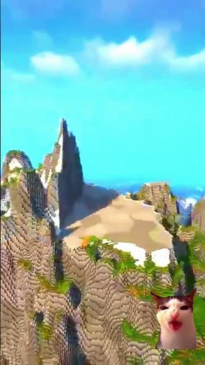 Minecraft: Futuristic Mountain Base Timelapse Build #minecraft