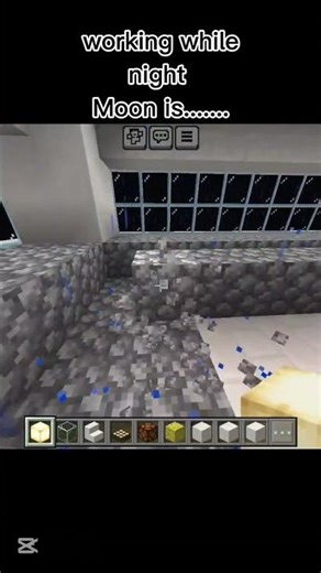 😱 what happens to moon??#minecraft