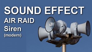 Air Raid Siren Modern SOUND EFFECT