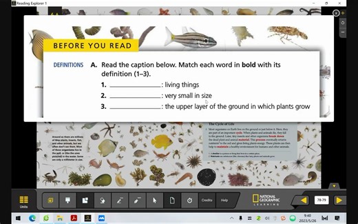 Reading Explorer L1 6A