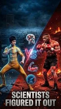 Bruce Lee vs Mike Tyson According to Physics: The Real Winner 🧬 #shorts