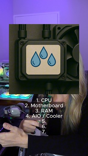 How many parts does a PC have? #TechAdvice #custompcbuild #techgirl #GamingSetup #streamer Can you guess the part I left out? | KeepitKate Gaming