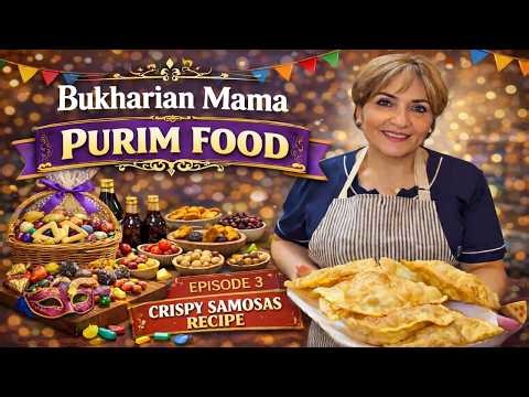Purim in our Kitchen | Bukharian Mama Makes Samosas