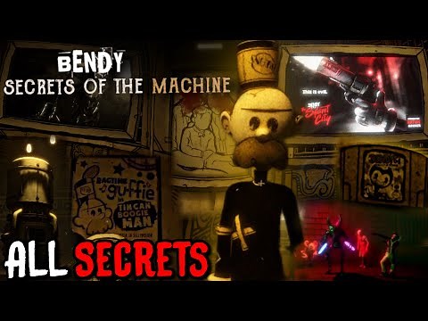 All SECRETS & EASTER EGGS In Bendy: Secrets of the MACHINE! - [Full Game Playthrough]