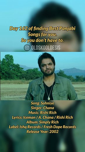 Old Skool Desis on Instagram: "🚨 Rewinding back to 2002… 🔥 One of the most unforgettable UK-Asian bangers dropped that year — “Sohniye” by Chana, from the iconic album Simply Rich 🔥 A timeless blend of desi soul and R&B vibes, this track still hits like it’s Day 1! 🎶 Song – Sohniye 🎤 Vocals – Chana 📝 Lyrics – Iceman / A. Chana / Rishi Rich 🎧 Music – Rishi Rich 💿 Album – Simply Rich 📅 Released – 2002 📲 Label – Ishq Records / Fresh Dope Records 🎤 Vocals by Chana @ameetchana — a voice th