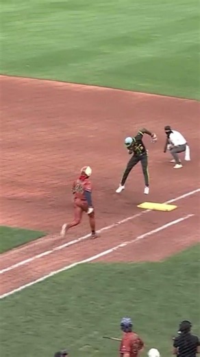 Double Trick Play Into a Double Play — Chase Achuff Delivers for the Party Animals 🤯🍌 #bananaball
