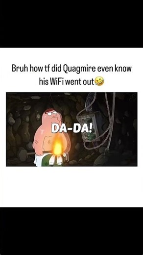 How did Quagmire know the WiFi was down?! 💀 #familyguy #petergriffin #comedy