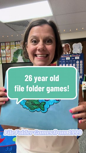 File Folder Games: Kindergarten Memories from 1999