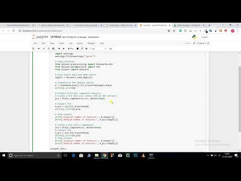 Reduce dimensionality using PCA in Python