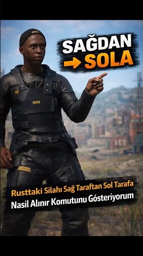 How to move the weapon from right to left in Rust? I explained all the commands in detail. #rust ...