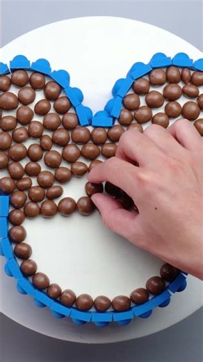 Pop It Cake + 300 Candy Balls = Mickey Cake Design! 🎮🍬 So Satisfying! #shorts #cake #mickey