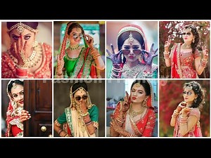 Bridal photoshoot poses || Bridal photography ideas - Fashion Friendly