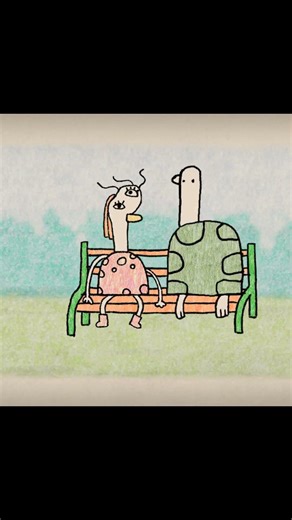 Duck Turtle goes on a Blind Date. Say something nice Duck Turtle, Say something nice.