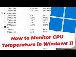How to Monitor CPU Temperature in Windows 11 (Free Tools)