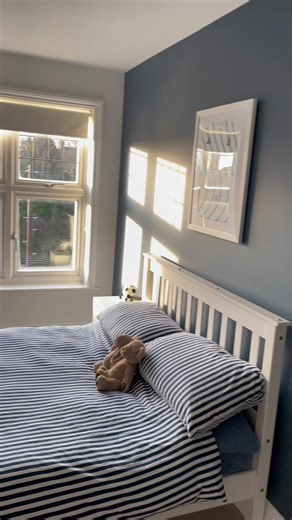 Second and last of the attic rooms completed! This is my sons bedroom, in the old house he had the box room and had no space for any furniture and had a custom made small single bed so this makes me so happy that he now has lots of space and can finally have a sleepovers! Its like a brand new house when you walk in here! #atticroom #edwardianhouse #homerenovation #diy #renovation