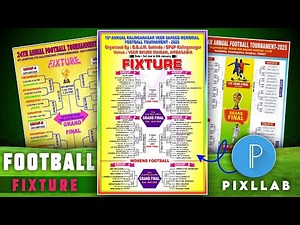 How To Design Football Fixtures (Tutorial) 2025 || 43BEDITS