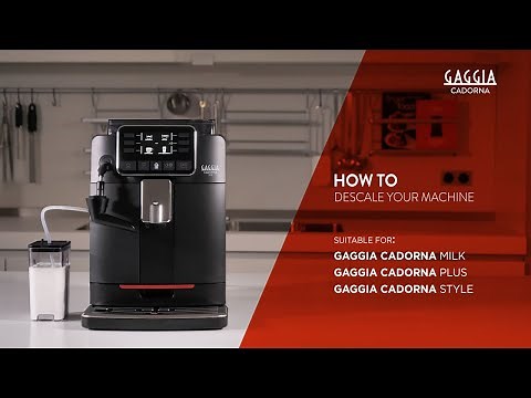HOW TO DESCALE YOUR GAGGIA CADORNA