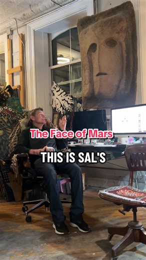 The Face of Mars by Salvador#motivation #mars #space #art #friends