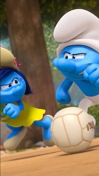 the smurfs play soccer ⚽️
