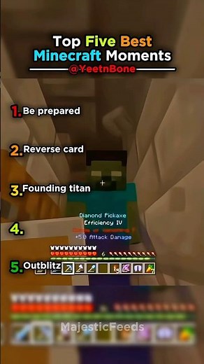 Top 5 BEST Minecraft Moments 😂