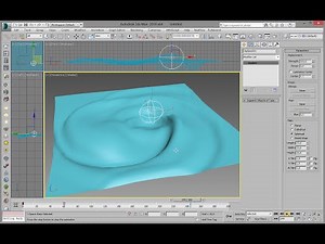 making water surface effect 3ds max (with flex)