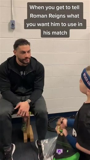 Steven's very first interview was when he got to meet Roman Reigns with his Autistic Brother thanks to @thewrestlingclassic and @WWE and this moment meant the world to both boys. #nevergiveup #positivity #wrestle #fyp #tiktokviral #romanreigns #romanreignswwe #tribalchief #wwe #wwefan #wwechampion #survivor #wrestlemania #wrestlingtiktok #wrestler #givingback @Panda @HeelKevin1 @Straight Talk Wrestling @thewrestlingclassic @Straight Shoot
