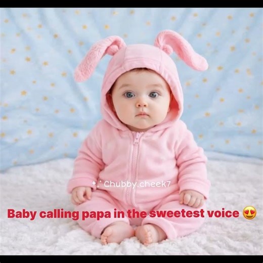 cute baby saying baba again and again 👶❤️