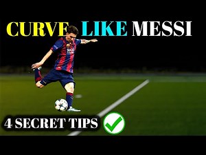 How to curve the ball like Messi | Messi Free kick Tutorial