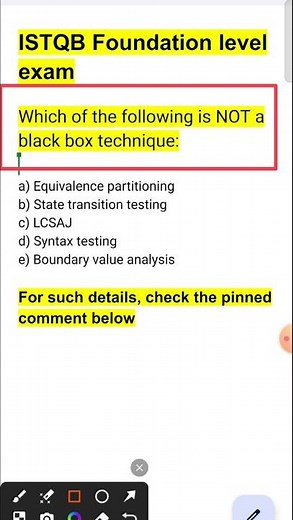 ISTQB Foundation Level Question 27 with Answer