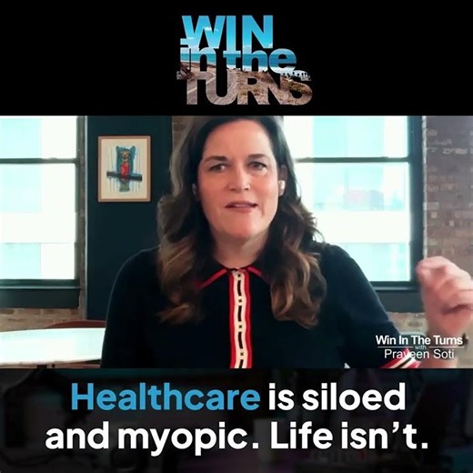 Healthcare is siloed and myopic - life isn't - in conversation with Michelle Gansle