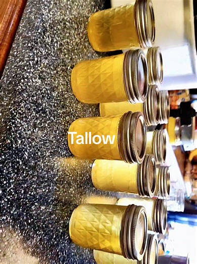 The final render of this tallow is done, and wow did it turn out right. Slow melted, clean separation, sediment settled heavy at the bottom like it should. I skimmed the top and poured off liquid gold, and by the time I was done, twelve jelly jars sat lined up catching the last light coming through the window. That evening sun hit them just right, every jar glowing, warm and steady, like proof that time and days of patience actually pay off. Inside, the house felt full in the best way. Kids movi