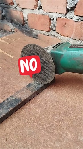 Correct Way to Cut With an Angle Grinder