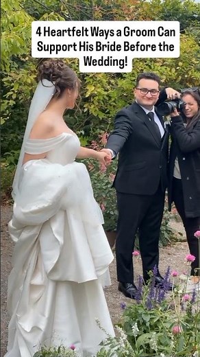 4 Heartfelt Ways a Groom Can Support His Bride Before the Wedding!