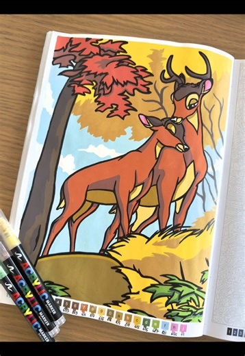 Bambi and Faline: Color Your Imagination with Markers