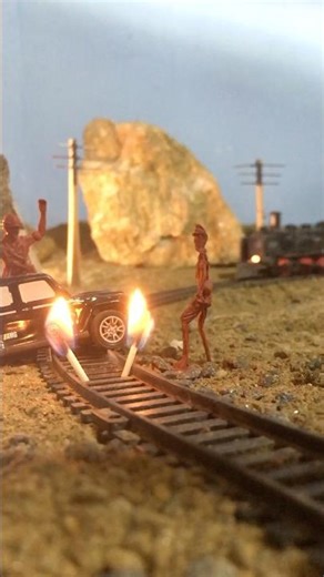 TRAIN VS BURNING 🔥 BLOCKADE 💥 🚂