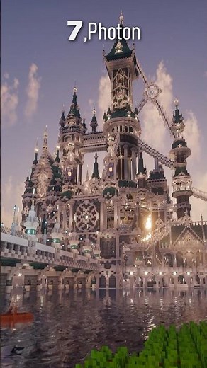9種類の影MOD、夕方の景色どれが一番好き？#minecraft #マインクラフト #マイクラ