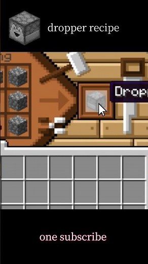 minecraft dropper crafting recipe #gaminghindi #minecraftcrafting #minecrafttutorial #minecrafthindi