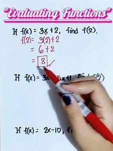 7.1K views · 854 reactions | Evaluating Functions‼️ #math #mathteachergon #mathreview #mathtutorials | Math Tutorials | Facebook