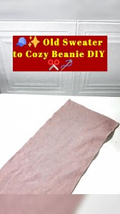 🧢✨ Old Sweater to Cozy Beanie DIY ✂️🪡 #DIYBeanie #UpcycledFashion #SewingTutorial #BeginnerSewing | All Girls' Things