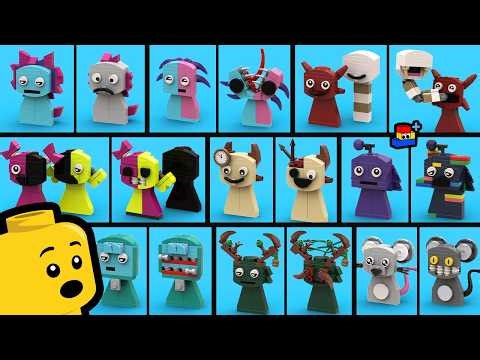 LEGO Sprunki: Building NEW Characters (Semi-Hemi, Mroona & Wyrum, Kiki & Bouba, Thysto, and more)