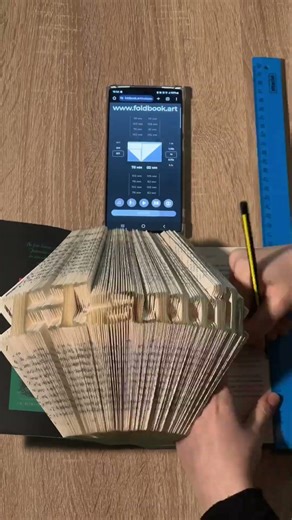 his aura😮‍💨 Web application: www.foldbook.art#diy #craft #lewishamilton #bookart #formula1