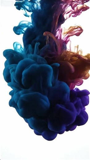 Mesmerizing Ink Drop Diffusion ASMR for Instant Calm & Focus #Shorts