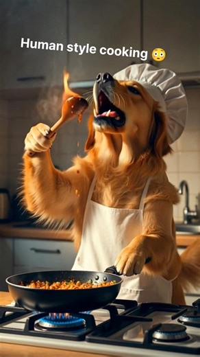 Dog Cooking Like a Human 🐶🍳 | Funny Animal Short