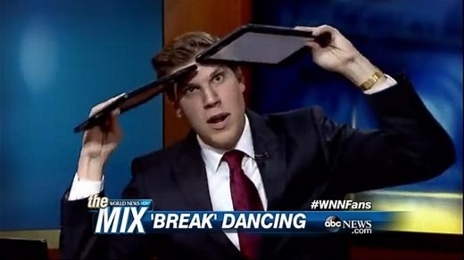 News Anchor Busts a Move on Set