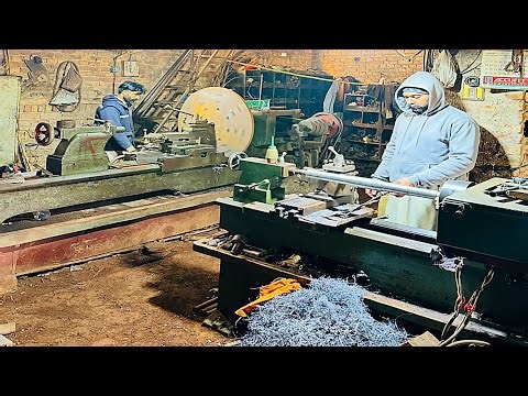 Very Very Amazing Process Of Manufacturing Double Wheel Fodder Cutting Machine For Dairy Farm Use .3