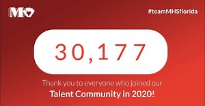 A big shout out to all of you who joined the #teamMHSflorida Talent Community this year! We appreciate your interest in our opportunities and the chance to grow a career that is #StrongerWithMemorial. Haven’t joined yet? Do it now. It’s easy! https://careers.mhs.net/profile/join/ | Memorial Healthcare System Careers