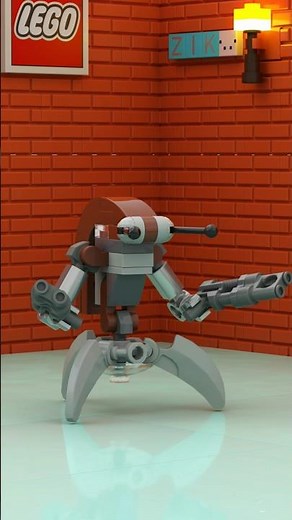 Droideka - Star Wars #lego #stopmotion #tutorial #building