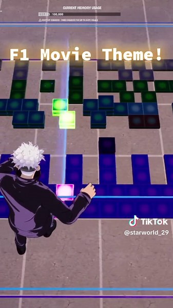 F1 Movie Theme Experience in Fortnite Gameplay