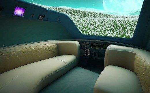 【ASMR未来科技感氛围】| 宇宙飞船氛围 - 在绿色星球上低空飞行