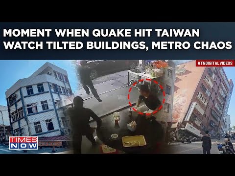 Taiwan Earthquake: Devastation, Chaos Visuals Viral| Bridges Sway, Buildings Tilt, Pool Waves| Watch
